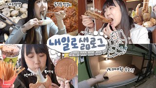 [내일로샒로그]#2 대구-경주 먹거리 알차게 뿌시기 / 19,000원 도미토리 / 황리단길 맛집! / 소품샵투어