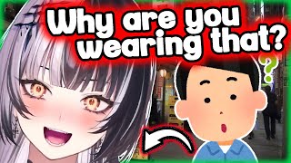 Shiori was asked about her IRL outfit by a stranger in Japan【Shiori Novella / HololiveEN】