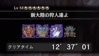 【MHW:I】新大陸の狩人達よ 弓 12'37\