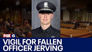 Community vigil for Milwaukee Officer Peter Jerving | FOX6 News Milwaukee