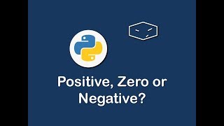 positive zero or negative number in python 😀