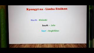 Cardinal Directions in Lotha Language!!North, South, East and West!!