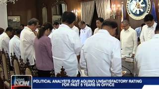 Analysts give PNoy failing grade