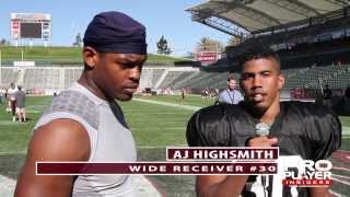 NFLPA Collegiate Bowl AJ Highsmith \u0026 Howard Jones