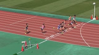 2015 東北中学陸上 男子2年100m決勝