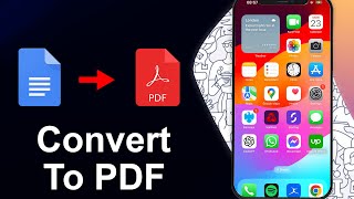 How To Convert Google Docs To PDF in Mobile (Step By Step)