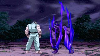 DRAGON RYU VS BLUE AKUMA