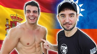 台灣人自信PK西班牙 Selfesteem Taiwanese VS Spain 🇹🇼VS🇪🇸 🔥 [COW杯]