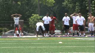 Devon Spencer-Powell (DL), 40 yd dash, Webletes.com Football Combine Camp