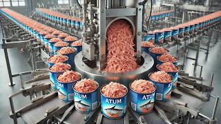 How CANNED TUNA is made - Industrial Process