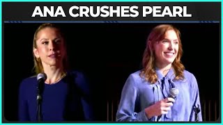 Ana Makes Pearl Davis FREEZE During Debate