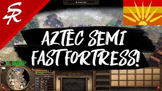 Aztec Semi-Fast Fortress!! | Strategy School | Age of Empires III