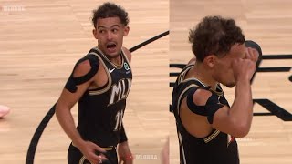 Trae Young gets a T for telling the officials to open their eyes 🤭 76ers vs Hawks Game 4