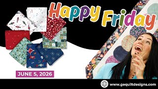 Happy Friday June 5, 2026 🌿Join us LIVE for Fabric, Cocktails, and New Fabric!