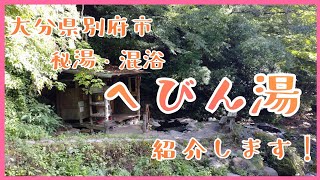 【秘湯】へびん湯～山奥にある川沿いの温泉を紹介します～【大分県別府市】