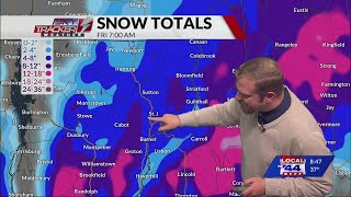 Local Snowfall Totals: A 'feast or famine' situation