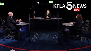 Sen. Kamala Harris, VP Mike Pence face off in vice presidential debate in Utah