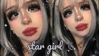 starry silver dolly makeup tutorial ✶
