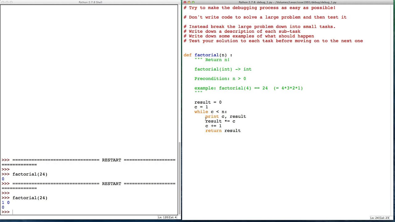 Python Debugging I Youtube