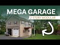 Two-Story Mega Modular Garages - Stoltzfus Structures