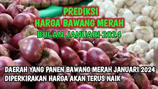 Prediksi harga bawang merah bulan Januari 2024