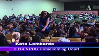 NPHS Homecoming Court Introduction 10-9-14