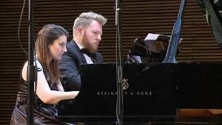 Roman Palester: Sonatine, Ist movement - Novi Piano Duo (Anna Wielgus/Grzegorz Nowak)