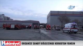 GAZİANTEP ORGANİZE SANAYİ BÖLGESİNDE KORKUTAN YANGIN