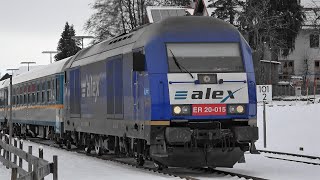 KBS970:👏 Danke DB-Fernverkehr🇩🇪EC München-Zürich🇨🇭 \u0026 ALEX Süd-Länderbahn für d. langen Einsatz/Ade