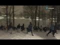 Worth the Watch: Kent State students hold a midnight snowball fight