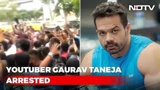 YouTuber Gaurav Taneja Arrested After He Calls Fans At Noida Metro Station For Birthday