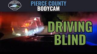Driver Flees While Hood Up