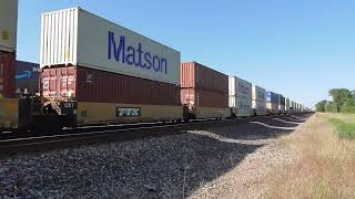 BNSF 6328 East at Murphy Road, North of Coal City, Il