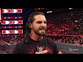 An incensed Seth Rollins wants to fight Dean Ambrose Raw, Nov. 19, 2018