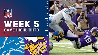 Lions vs. Vikings Week 5 Highlights | NFL 2021