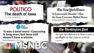 What's Next For The Iowa Caucus? | Craig Melvin | MSNBC
