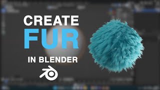 Create dynamic Fur/Hair in Blender Tutorial!