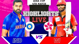 India Vs Hong Kong 4th Asia Cup Full Match Highlight | IND Vs HK 4th T20 Match | ind vs hk live 2022
