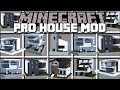 Minecraft INSTANT PRO HOUSE MOD / SPAWN HUGE BUILDINGS INSTANT PRO HOUSE!! Minecraft