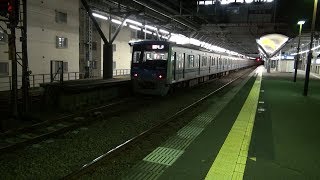 【小田急線】【通勤車両　4000形】【秦野駅　到着】【神奈川県　秦野市】【小田急小田原線　小田急電鉄】