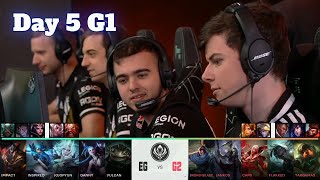 EG vs G2 - Day 5 LoL MSI 2022 Group Stage | Evil Geniuses vs G2 Esports full game