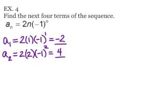 10.1 sequences, series, and sigma notation