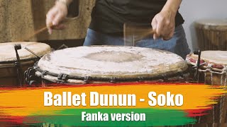 Ballet Dunun : Soko - Fanka version (Parts breakdown with djembe demo and performance)