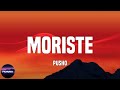 Pusho - Moriste  (Lyrics)