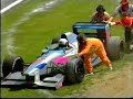 bertrand gachot retires imola san marino 1994