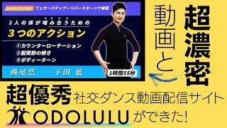 【社交ダンス】超濃密動画と、超優秀社交ダンス動画配信サイト「ODOLULU」ができた！