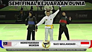 Suci Wulandari (Indonesia) Lolos ke babak Final Setelah Kalahkan Malaysia|| Word Champ 2022 Malaysia