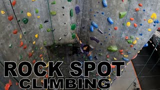 First visit to ROCK SPOT CLIMBING South Kingston R.I.