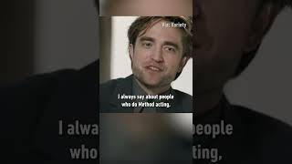 Actors Criticizing Method Acting Robertpattinson Samuelljackson Shorts