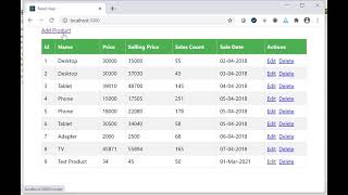 React Codeigniter 4 MySQL CRUD Example